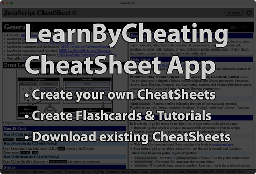 Link to CheatSheet App Demo