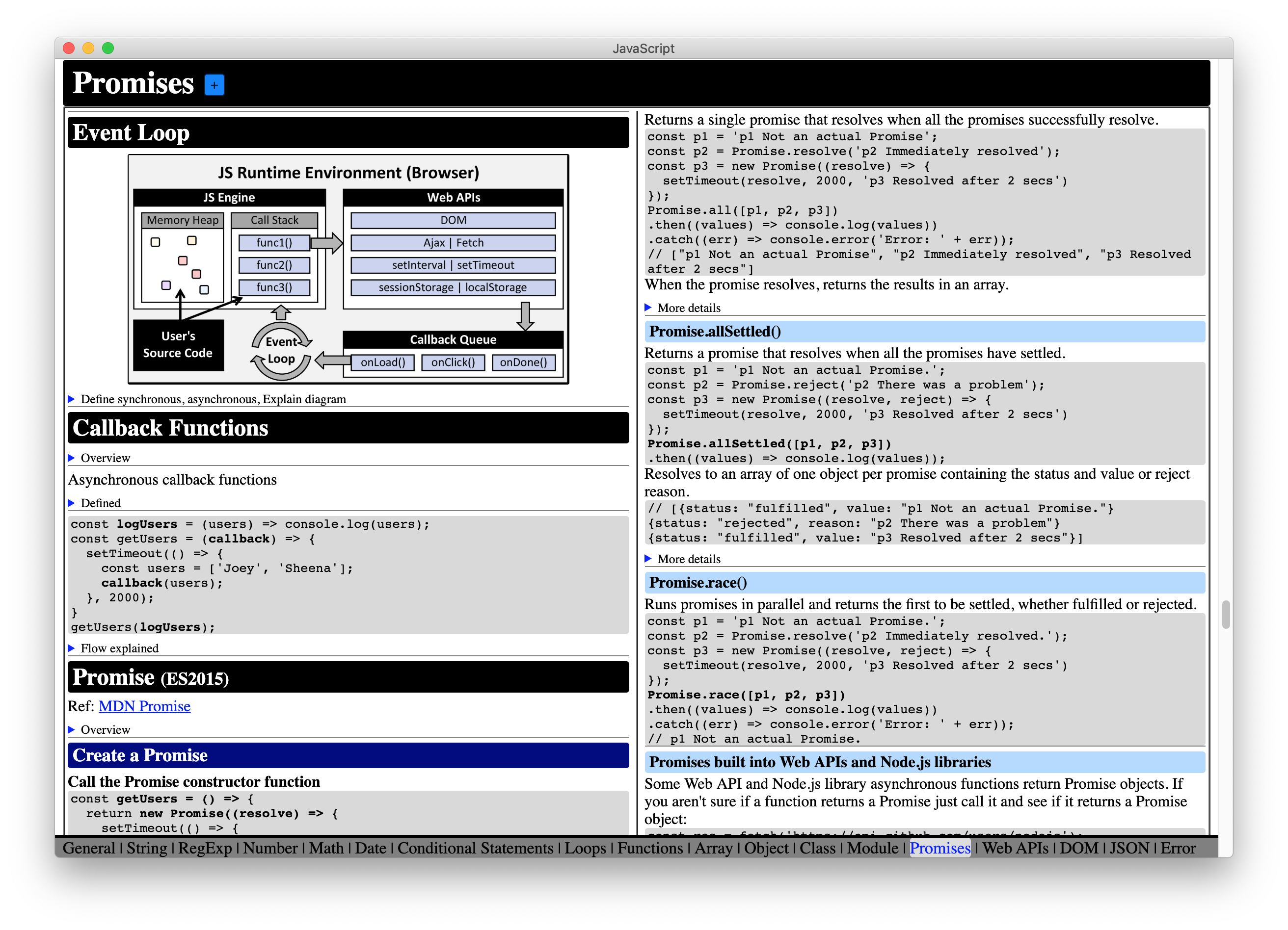 CheatSheet screenshot