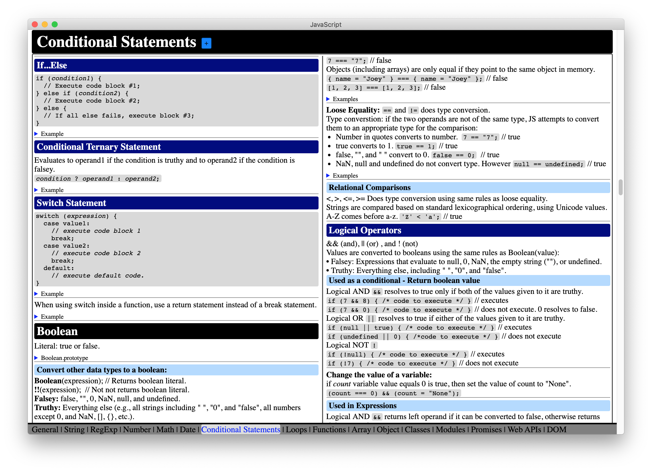 CheatSheet screenshot
