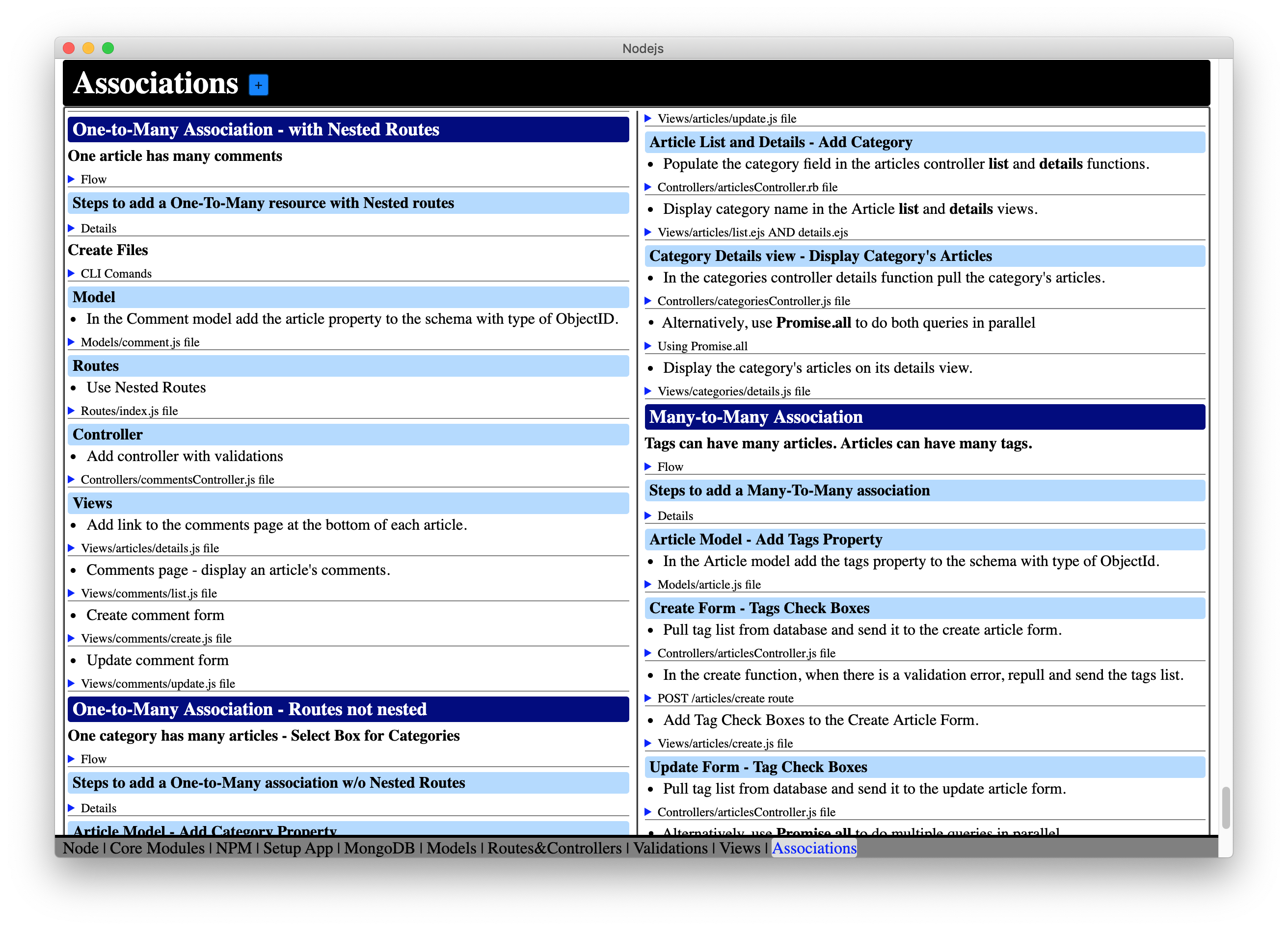 CheatSheet screenshot