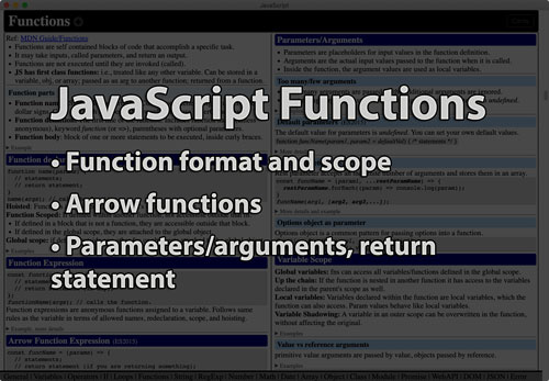Link to Functions tutorial page