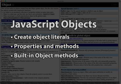 Link to Objects tutorial page