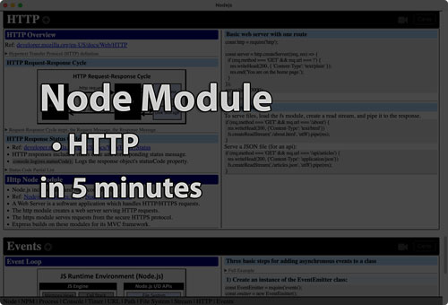 Link to HTTP Module tutorial page