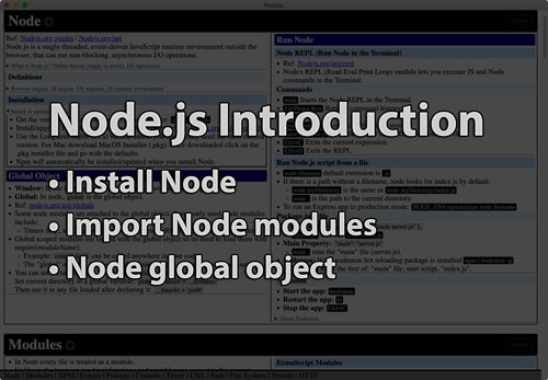 Link to Node Introduction tutorial page