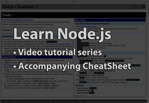 Link to Node.js tutorial page